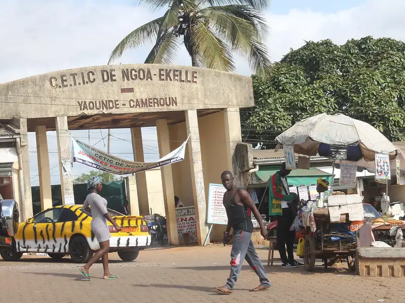 Le quartier Ngoa-Ekellé, à Yaoundé.